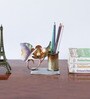 Butterfly Multicolour Iron Pen Holder