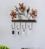 Multicolour Iron The Flowers Key Holder