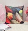 Multicolour Jute Abstract 16x16 inches Cushion Cover (5Pc)