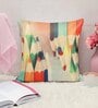 Multicolour Jute Abstract 16x16 inches Cushion Cover (5Pc)