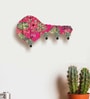 Multicolour Key Shape Digital Printed Wooden Key Holder