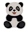Multicolour Lazy Panda 30x25 Inches Anti Skid Shape Rug