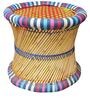 Ethnic Handcrafted Manjola Stool in Multi Colour