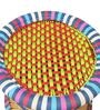 Ethnic Handcrafted Manjola Stool in Multi Colour