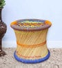 Ethnic Handcrafted Manjola Stool in Multi Colour