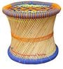 Ethnic Handcrafted Manjola Stool in Multi Colour