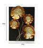 Iron China Leaf Wall Art In Gold