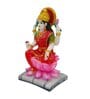 Multicolour Marble Handpainted Goddess Mata Laxmi Idol