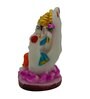 Multicolour Marble Handpainted Lord Ganpati With Back Handle Idol