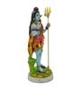 Multicolour Marble Handpainted Lord Shiv Ji Idol