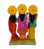 Multicolour Marble Handpainted Ram Darbar Idol