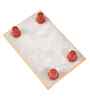 Multicolour Marble Puja Chowki for God Idols