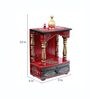 Mango Wood Floor Rested Mandir Without Door