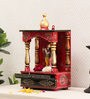 Mango Wood Floor Rested Mandir Without Door