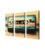 Multicolour MDF (Set of 3) Art Panel