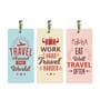 Multicolour MDF (Set of 3) Wall Hangings