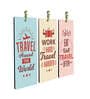 Multicolour MDF (Set of 3) Wall Hangings