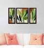 Diamond Rocks Multicolour MDF Framed Art Panels Set of 3