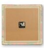 Multicolour MDF Framed Analog Wall Clock with 2 Wooden Panel