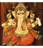 Ganesh Multicolour MDF Framed Art Print