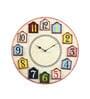 Multicolour MDF Modern Wall Clock