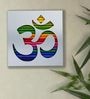 Multicolour Silk Om Wall Mural