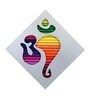Multicolour Silk Om Wall Mural