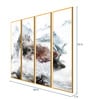 House Multicolour MDF Framed Abstract Art Panel