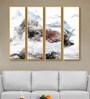 House Multicolour MDF Framed Abstract Art Panel