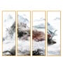 House Multicolour MDF Framed Abstract Art Panel