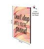 Don't Stop Until Your Proud Multicolour MDF Unframed Art Print