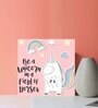 Be a Unicorn In a Field of Horses Multicolour MDF Unframed Art Print