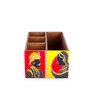 Multicolour Mdf Wood Rectangle 1 Pcs Cutlery Holder