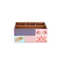 Multicolour Mdf Wood Rectangle 1 Pcs Cutlery Holder