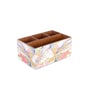 Multicolour Mdf Wood Rectangle 1 Pcs Cutlery Holder