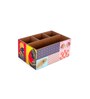 Multicolour Mdf Wood Rectangle 1 Pcs Cutlery Holder