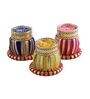 Multicolour Metal (Set of 3) Diyas