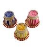 Multicolour Metal (Set of 3) Diyas