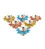 Multicolour Metal (Set of 6) Diya
