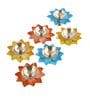 Multicolour Metal (Set of 6) Diya