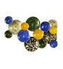 Multicolour Metal 14 Plates Wall Art