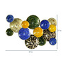 Multicolour Metal 14 Plates Wall Art