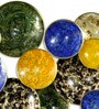 Multicolour Metal 14 Plates Wall Art