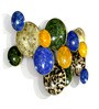 Multicolour Metal 14 Plates Wall Art