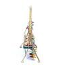 Multicolour Metal Lady Musician Jhula Figurine