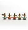 Multicolour Metal Musician Set Of 5 Figurine