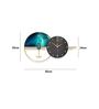 Multicolour Metal Novelty Clock