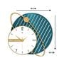 Multicolour Metal Novelty Clock