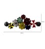Multicolour Metal Umbrellas Wall Art
