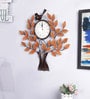 Multicolor Metal Analog Wall Clock